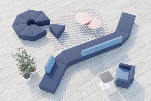 SOFA MITO ESPACIO COLABORATIVO - PRODUCTOS TOCMAN